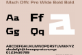 Mach Offc Pro Wide Bold