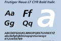 Frutiger Neue LT CYR