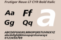 Frutiger Neue LT CYR