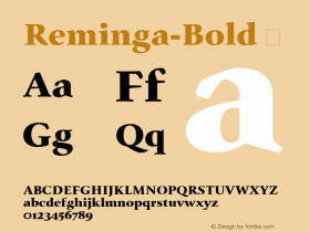 Reminga-Bold