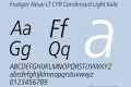 Frutiger Neue LT CYR