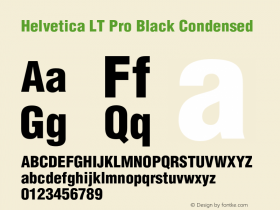 Helvetica LT Pro