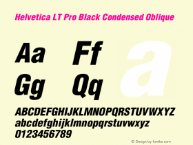 Helvetica LT Pro