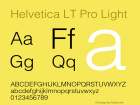 Helvetica LT Pro