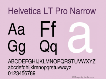 Helvetica LT Pro