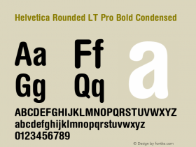 Helvetica Rounded LT Pro
