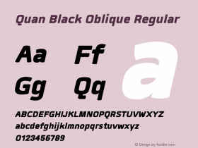 Quan Black Oblique