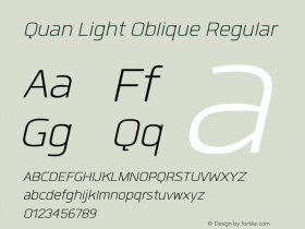 Quan Light Oblique