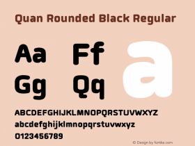 Quan Rounded Black