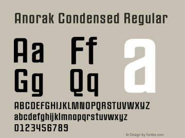 Anorak Condensed