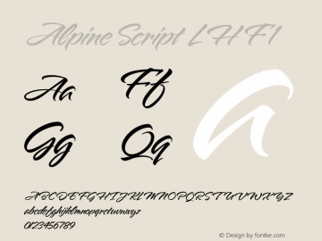 Alpine Script LHF