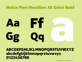 Nokia Pure Headline AS