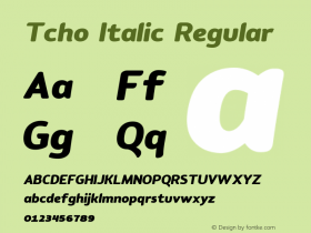 Tcho Italic