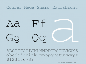 Courer Mega Sharp