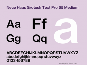 Neue Haas Grotesk Text Pro