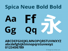 Spica Neue Bold