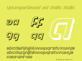 Youngerblood 3D Italic