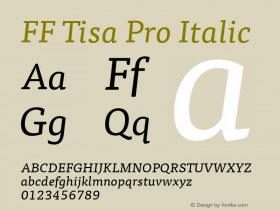 FF Tisa Pro