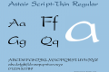 Astair Script-Thin