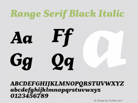 Range Serif