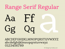 Range Serif