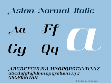 Aston-Normal-Italic