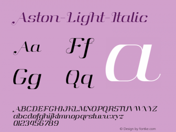 Aston-Light-Italic