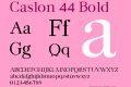 Caslon 44