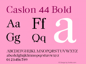 Caslon 44