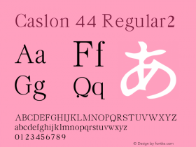 Caslon 44