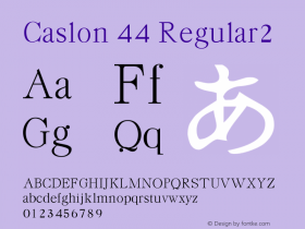 Caslon 44