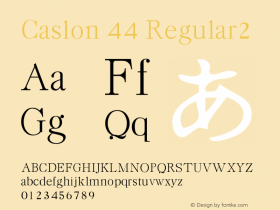 Caslon 44