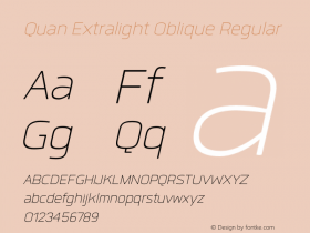 Quan Extralight Oblique