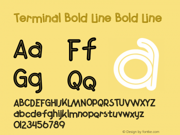 Terminal Bold Line