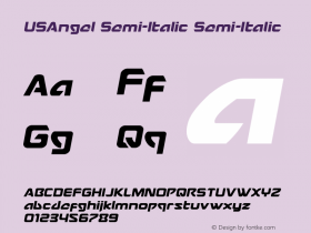 USAngel Semi-Italic