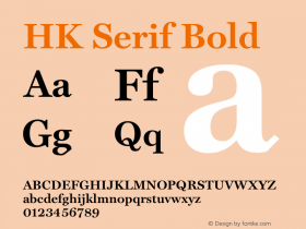 HK Serif