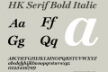 HK Serif