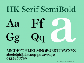 HK Serif