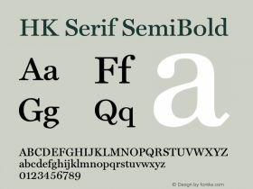 HK Serif