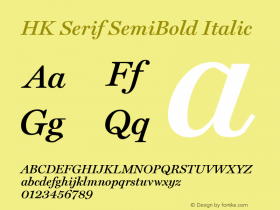 HK Serif