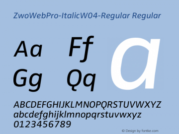 ZwoWebPro-ItalicW04-Regular