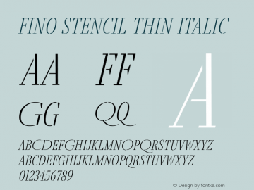 Fino Stencil