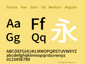 Source Han Sans CN Medium