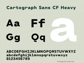 Cartograph Sans CF