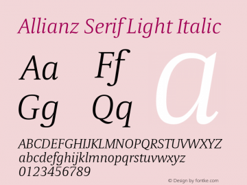 Allianz Serif