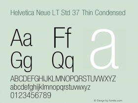 Helvetica Neue LT Std