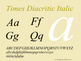 Times Diacritic