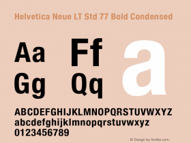 Helvetica Neue LT Std