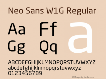 Neo Sans W1G