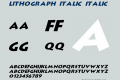 Lithograph Italic